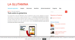 Desktop Screenshot of laglutamina.org